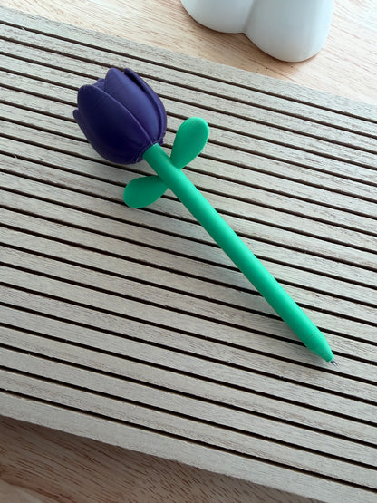 Rose Pen w/Pot - 3d Printed