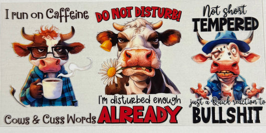 Coffee (Cow Funny)  - Wrap
