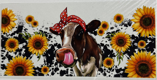 Cow (Sunflower & Tongue) - Wrap