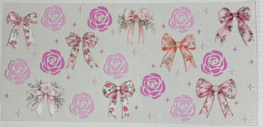 Bows (Pink Floral w/Roses) - Wrap