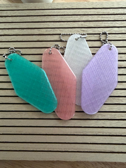Motel Style Keychain - 3d Printed Blanks