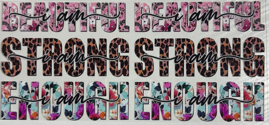 Beautiful Strong Enough (I am) - Wrap