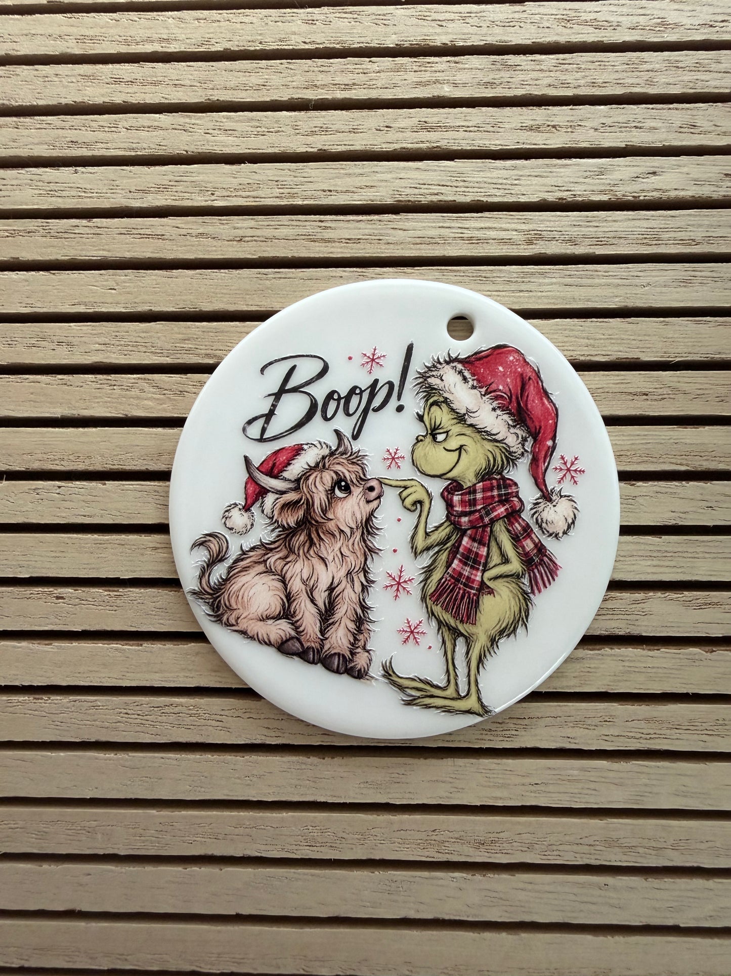 3" Ceramic Ornament