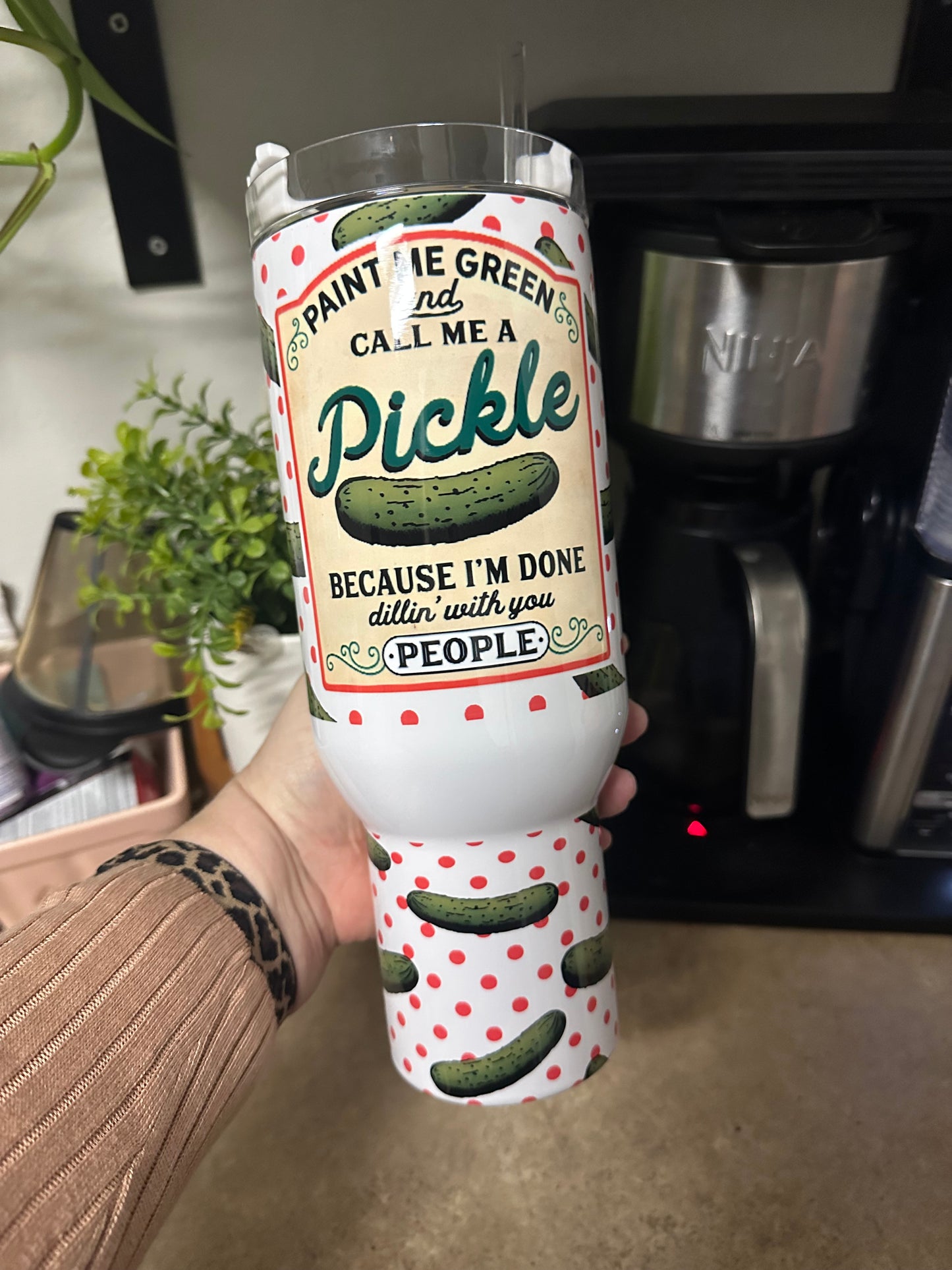 40oz w/Handle - Pickle