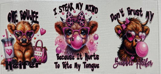 Cow (Pink Bubble Gum) - Wrap
