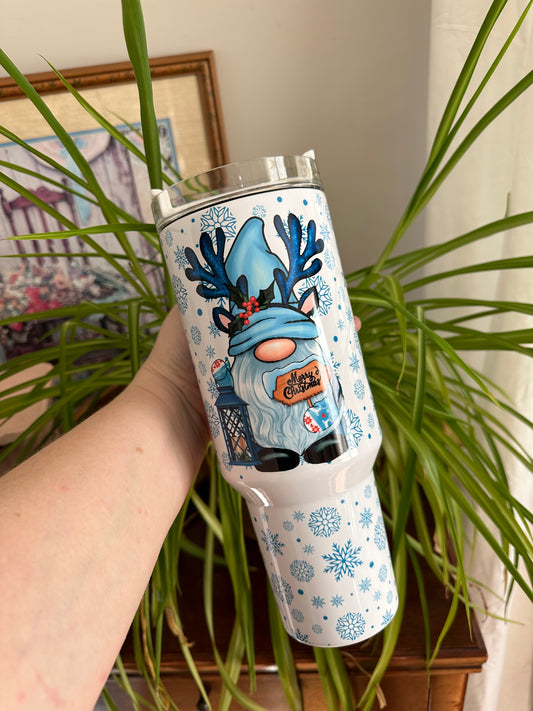 40oz w/Handle - Snow Gnomies