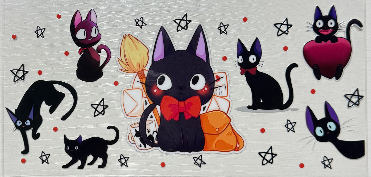Cat (Black w/Broom)  - Wrap