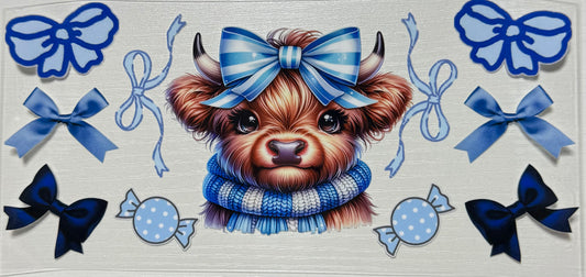 Cow (w/Blue Scarf) - Wrap