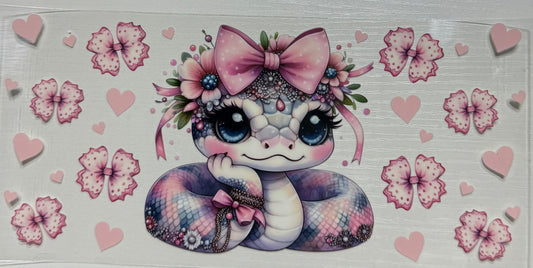 Snake (Pink w/Flowers) - Wrap