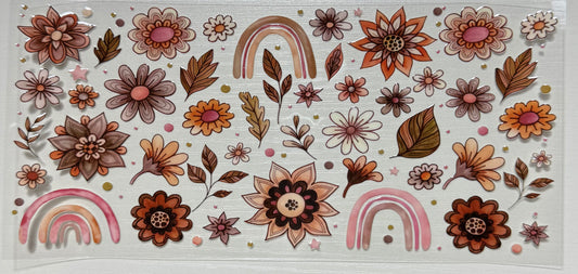 Floral (Boho Browns) - Wrap