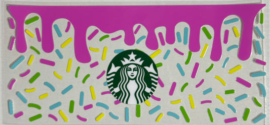 Coffee (Pink Starbi Confetti)  - Wrap