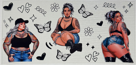 Tatted Curvy Girl  - Wrap