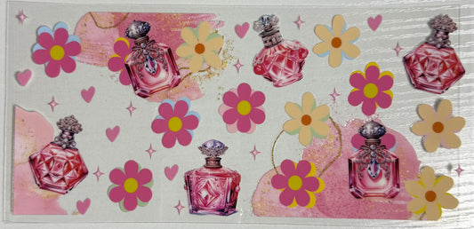 Purfume Bottles & Flowers - Wrap