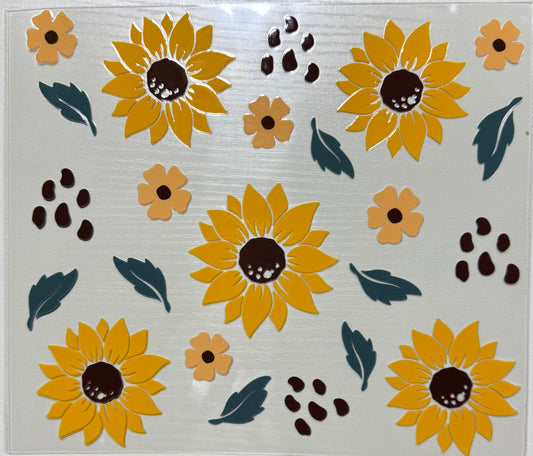 z - 20oz Sunflowers - Wrap