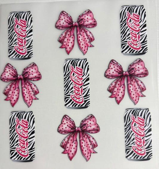 Cola Zebra Print - DTF