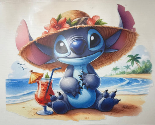 Stitch on the Beach - DTF
