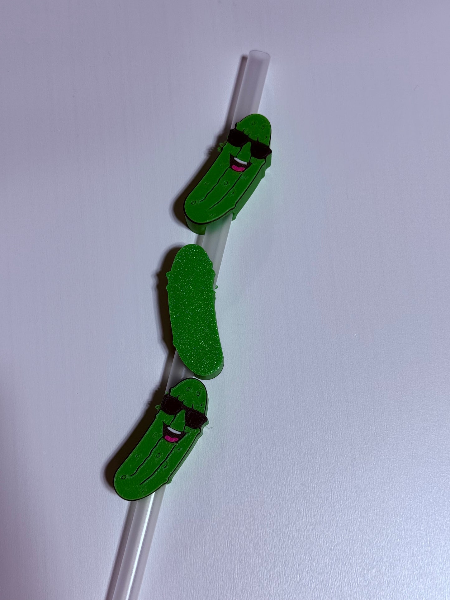Cool Pickle - 3d Straw Topper