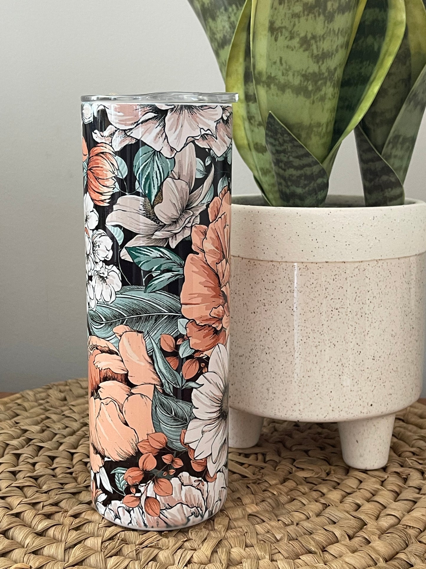 Boho Floral- Sublimation Tumbler