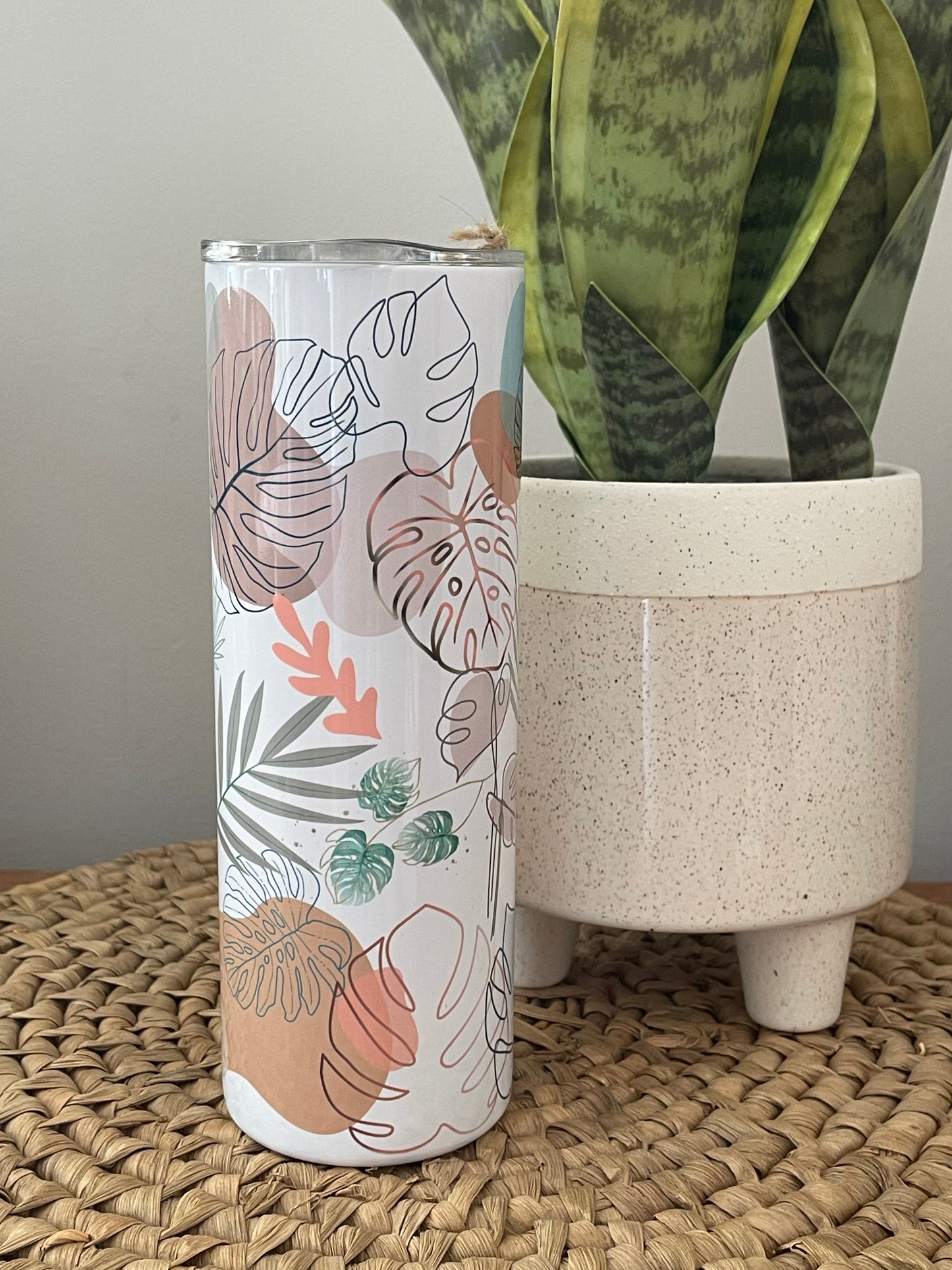 Leaf me Boho- Sublimation Tumbler