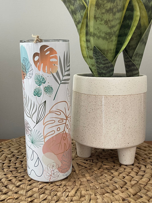 Leaf me Boho- Sublimation Tumbler