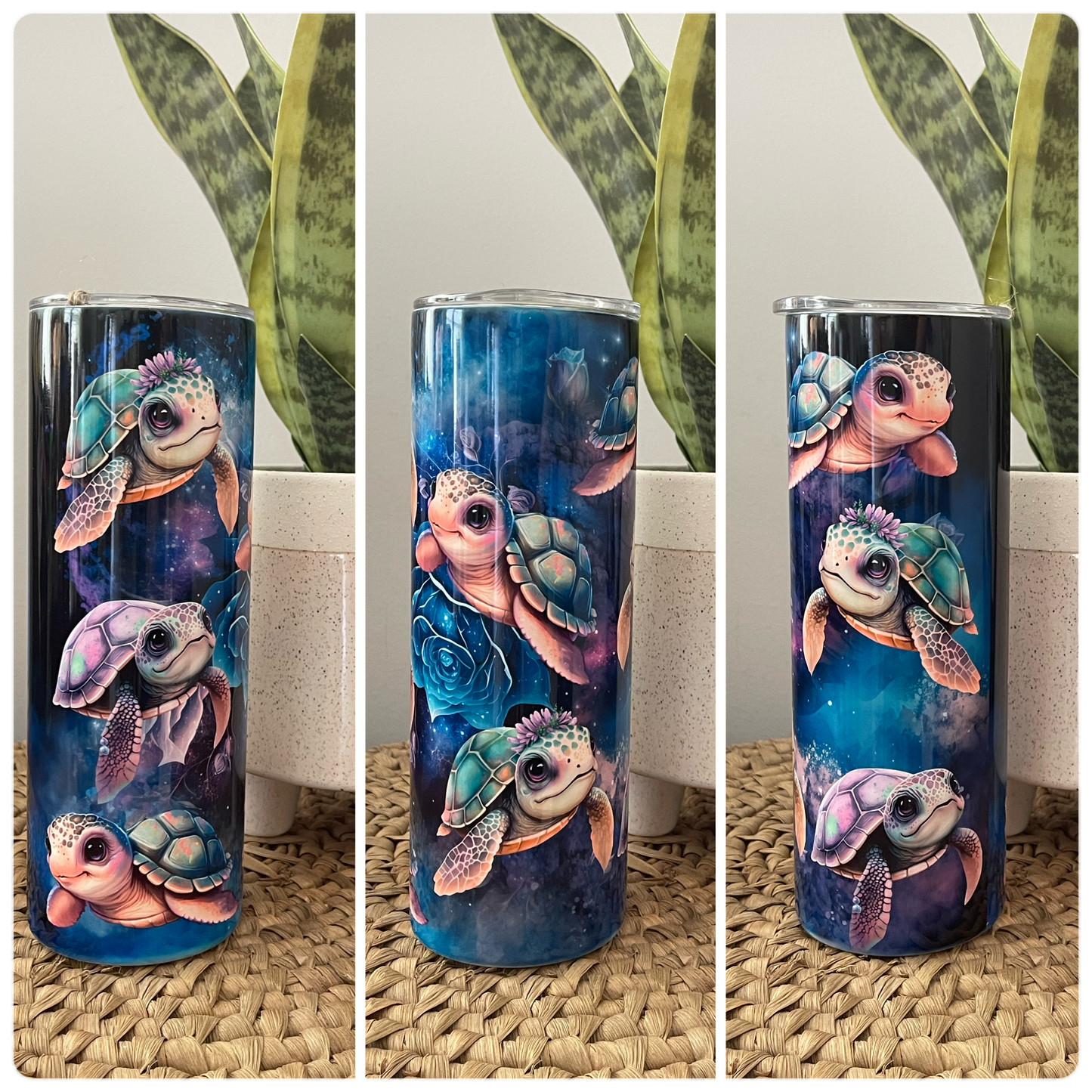 Turtle Time- Sublimation Tumbler