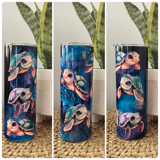 Turtle Time- Sublimation Tumbler