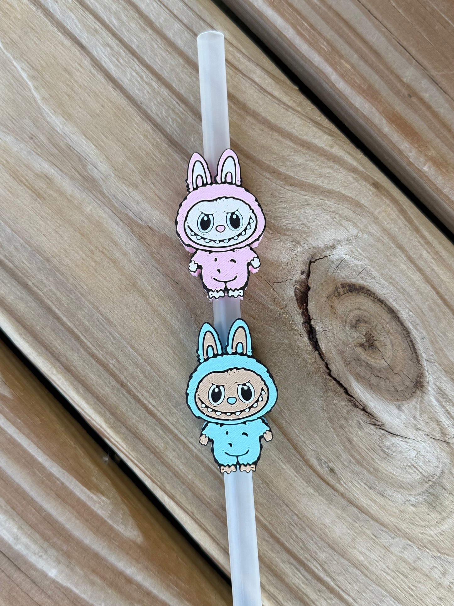 Labubu  - 3d Straw Topper