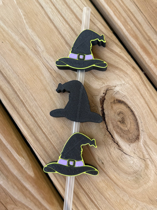Witch Hat - 3d Straw Topper