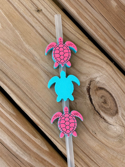 Turtle - 3d Straw Topper