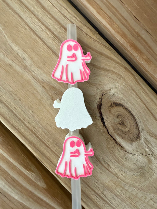 FU Ghost - 3d Straw Topper