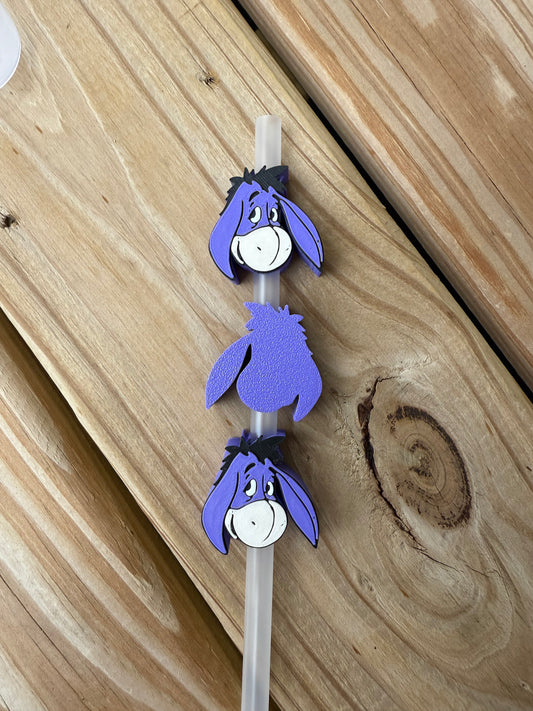 Donkey - 3d Straw Topper