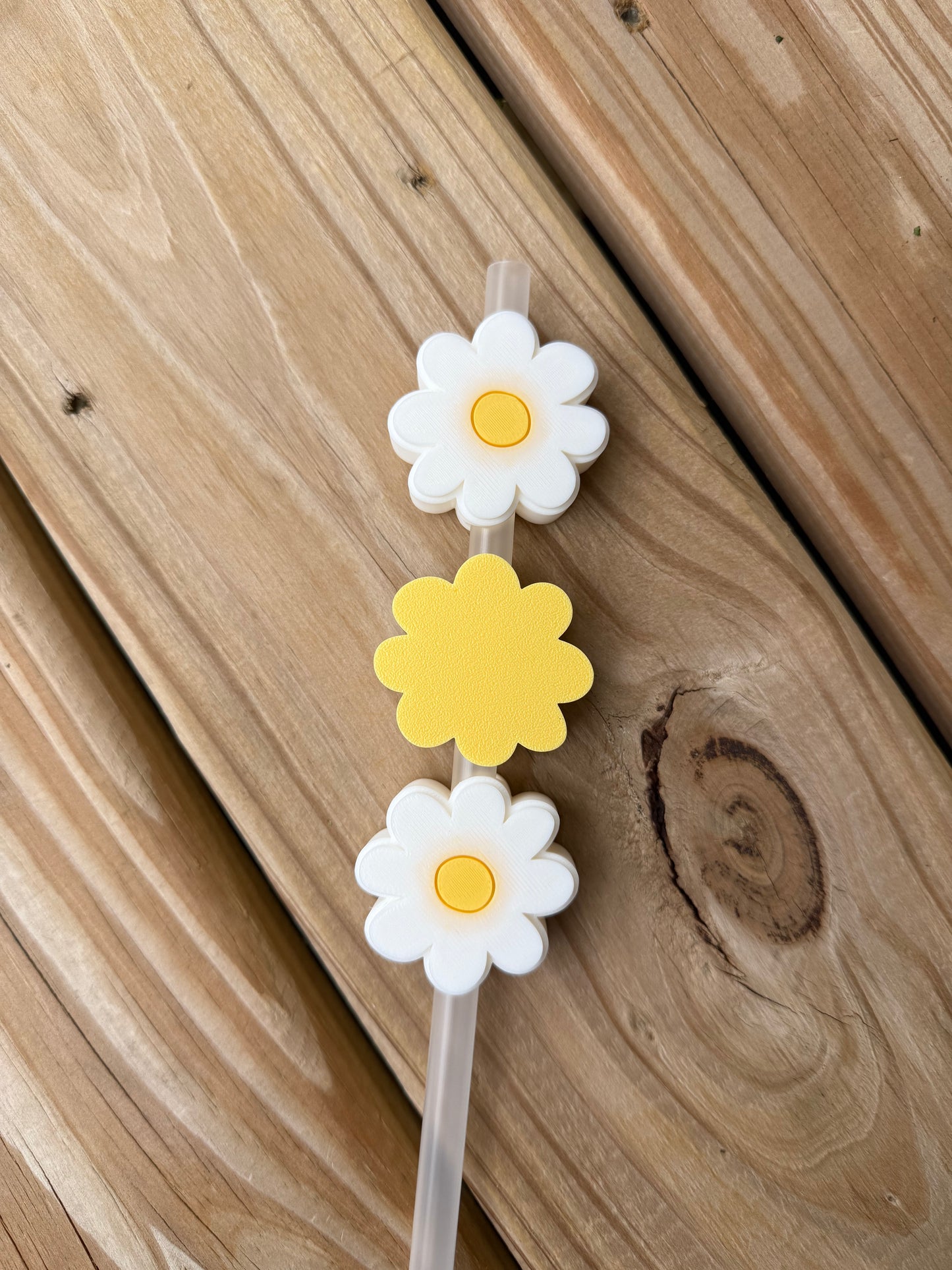 Daisy - 3d Straw Topper