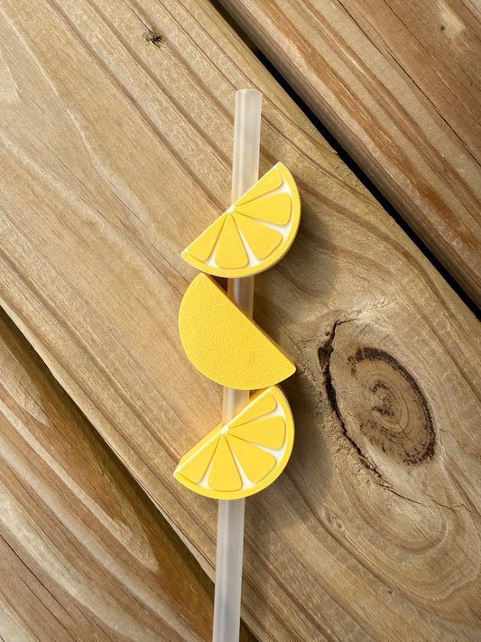 Lemon/Lime - 3d Straw Topper