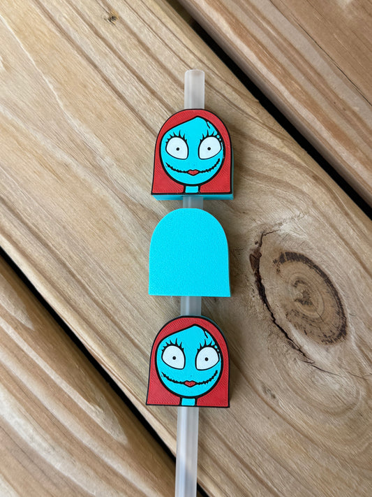 Sally Girl - 3d Straw Topper