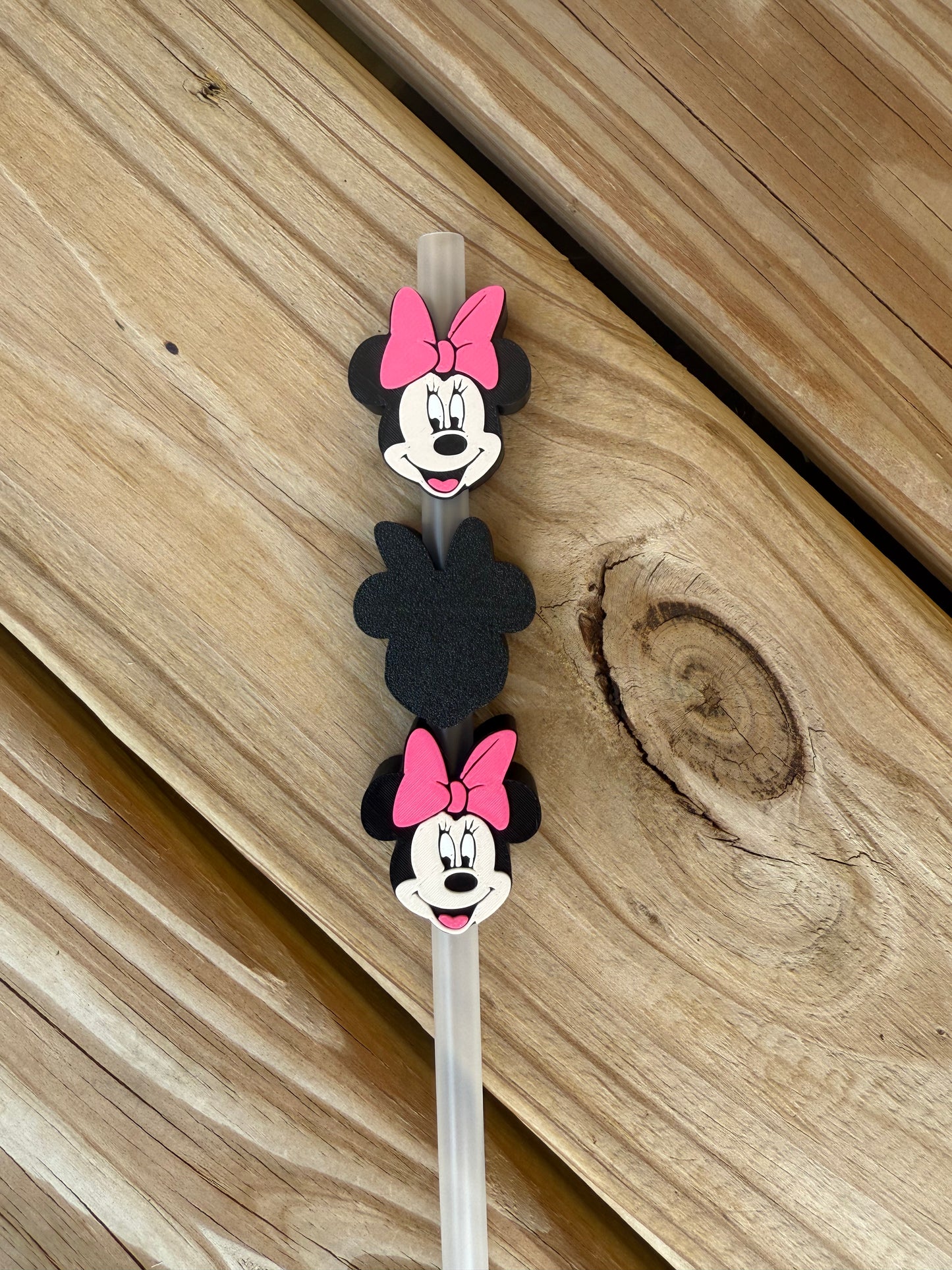 Mouse - 3d Straw Topper