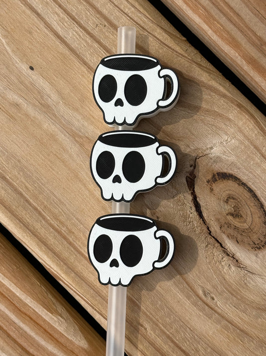 Skull Mug - 3d Straw Topper