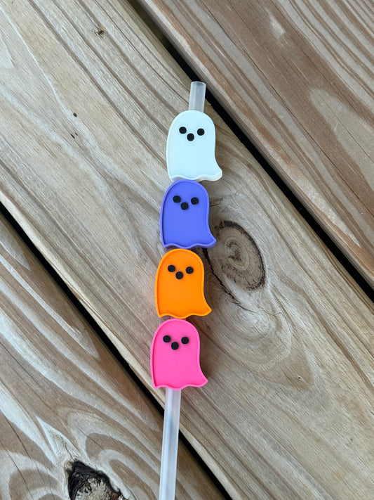Ghost of Many Colors - 3d Straw Topper