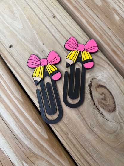 3d Printed - Paperclip Bookmark