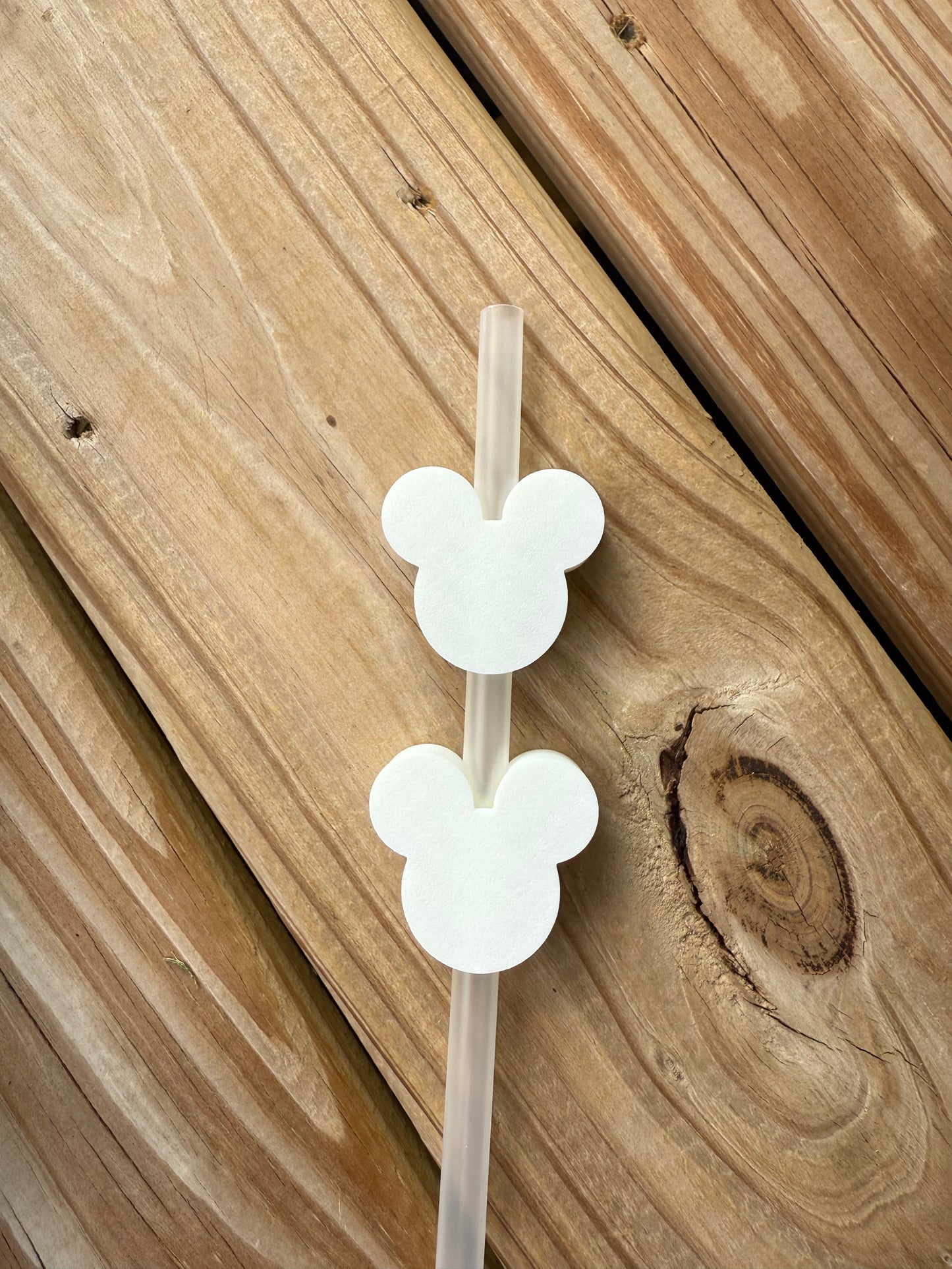 Mouse Heads of Many Colors - 3d Straw Topper