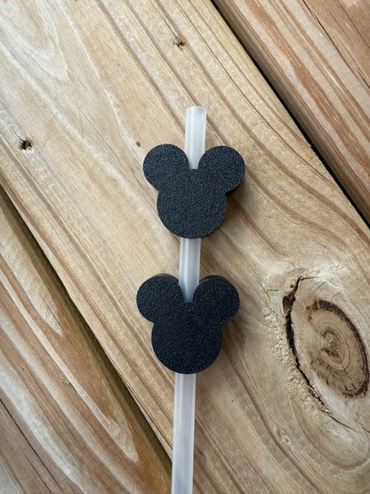Mouse Heads of Many Colors - 3d Straw Topper