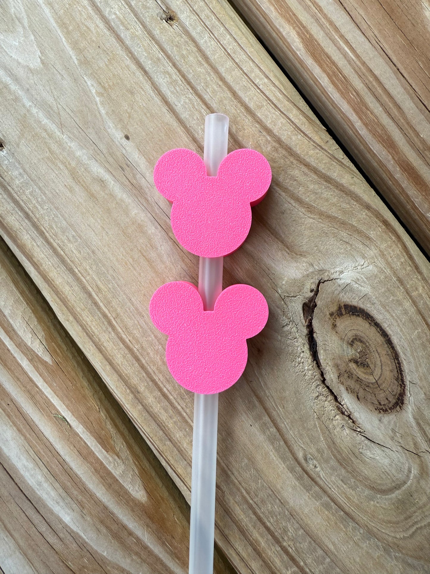 Mouse Heads of Many Colors - 3d Straw Topper