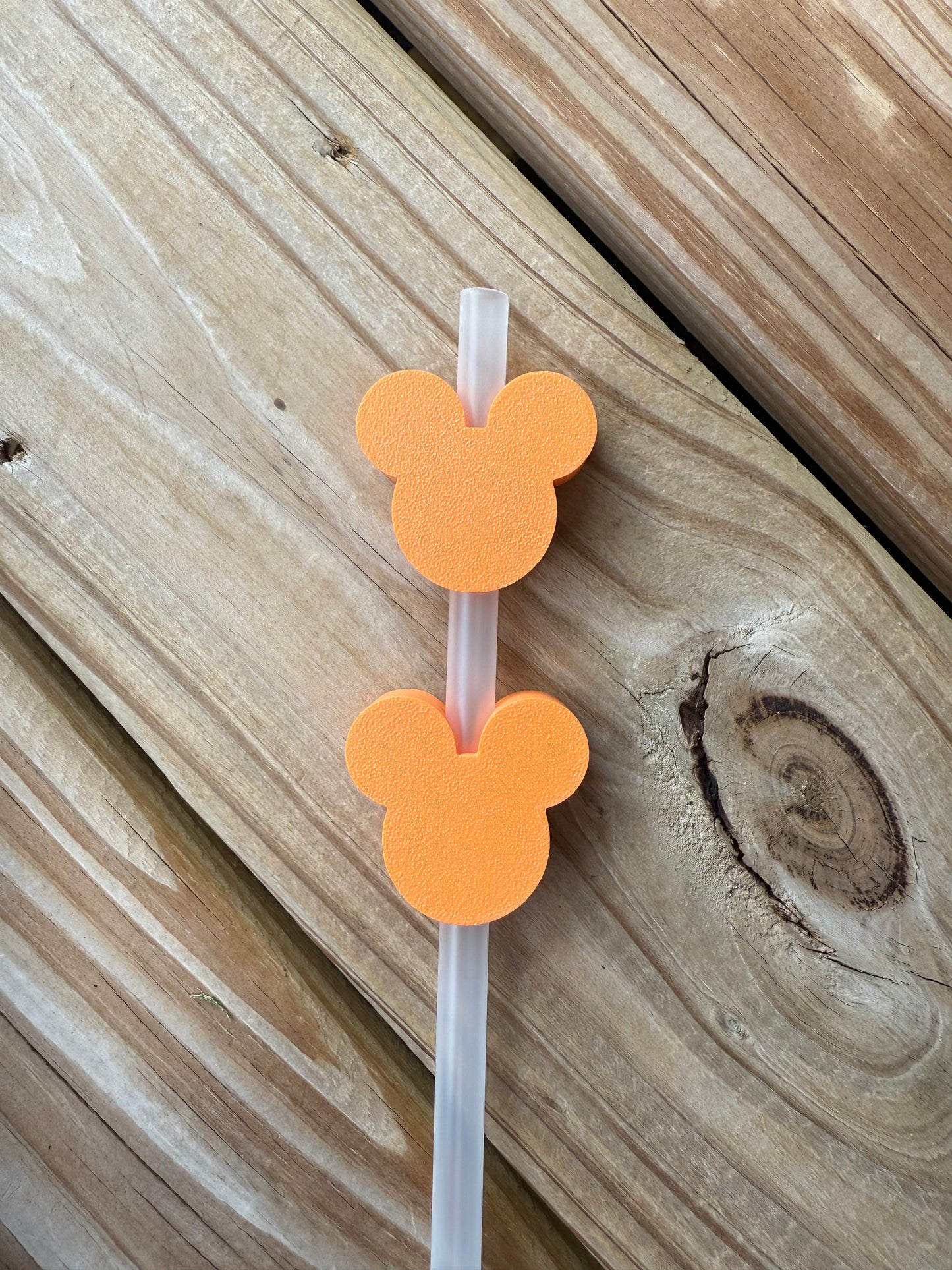 Mouse Heads of Many Colors - 3d Straw Topper