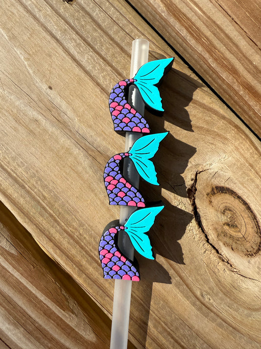 Tail of a Mermaid - 3d Straw Topper