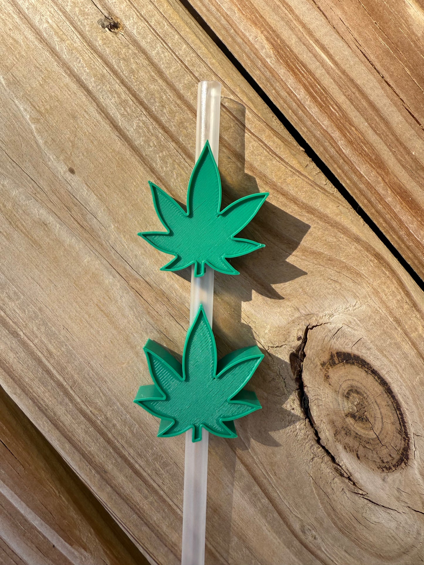 Leaves of Green - 3d Straw Topper
