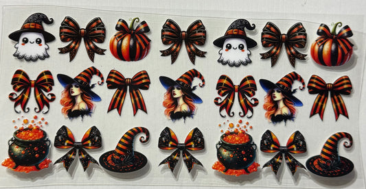 Spooky (Witch Ghosts w/ Bows) - Wrap
