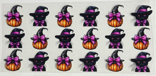 Spooky (Witch Cats w/Witch Pumpkins) - Wrap