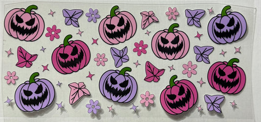 Spooky (Pink & Purple Pumkins) - Wrap
