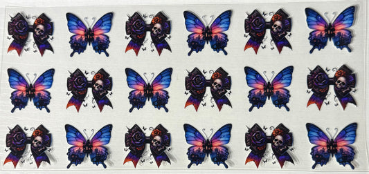 Spooky (Spooky Bows w/Blue Butterfly) - Wrap