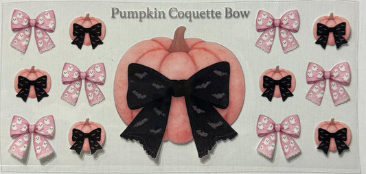 Spooky (Pumpkin Coquette Bow) - Wrap