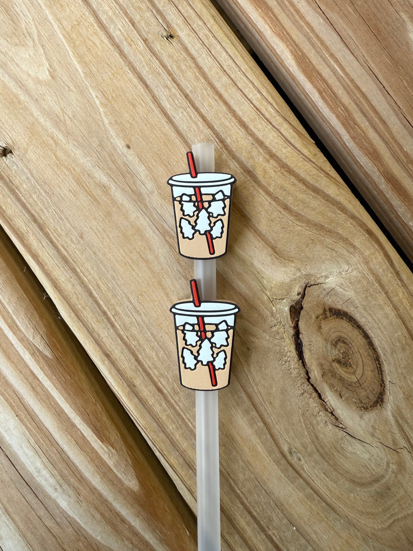 Christmas Coffee - 3d Straw Topper